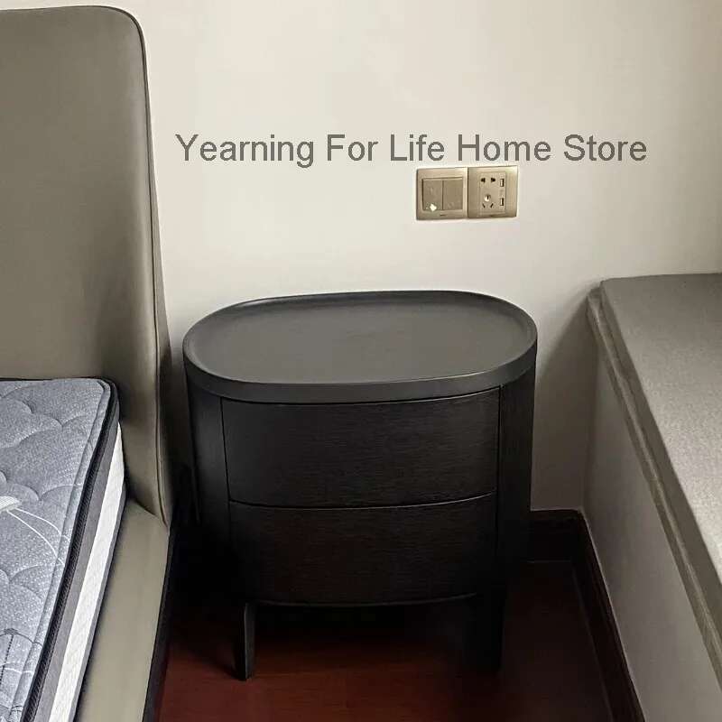 Drawer Organizer Bamboo - Wood Storage Bedside Table Mobile Coffee
