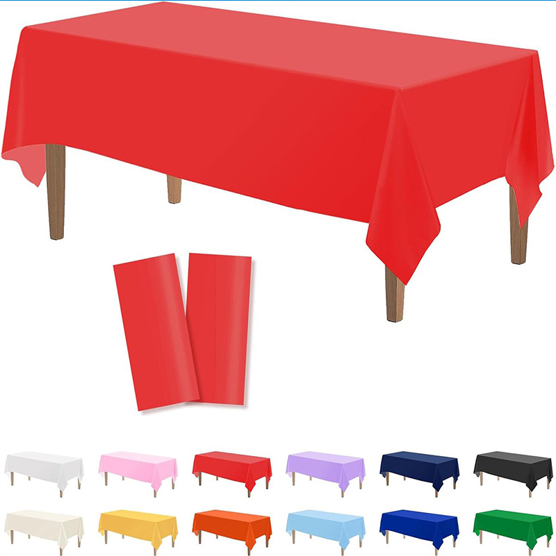 Desk Setup Wallpaper - 137*183cm Disposable Tablecloth For Rectangular Birthday