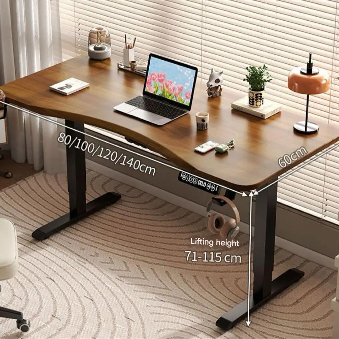 Desk Setup Home Office - 80/100/120/140cm Height Adjustable Office Computer Desk