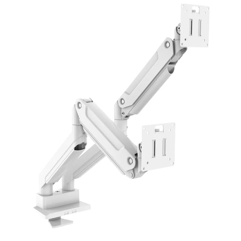Dual Monitor Desk Setup - Dual Arm Monitor Mount Heavy Duty