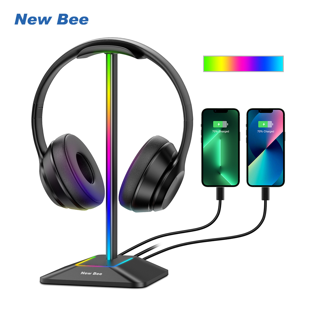 New Bee Z8 RGB Headphones Stan - đánh giá và giá Desk Setup Gaming