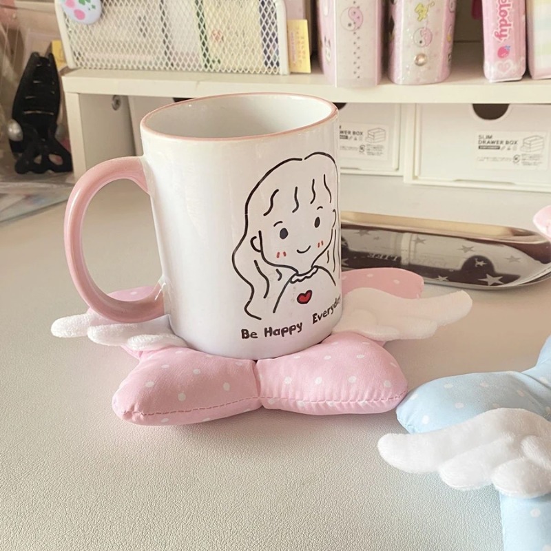 Cute Polka Dot Insulated Coast - đánh giá và giá Desk Setup Girl