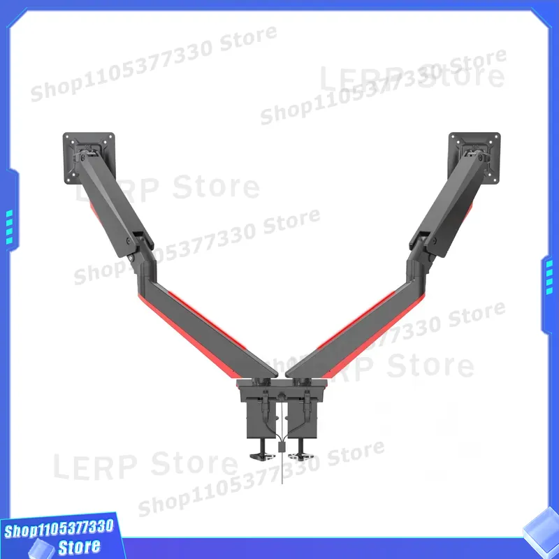Aluminum Dual Monitor Arm 15 t - đánh giá và giá Dual Monitor Desk Setup