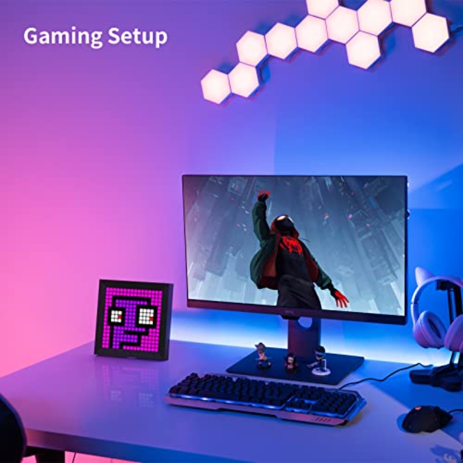 LED Light Pixel Display Panel  - đánh giá và giá Desk Setup Gaming