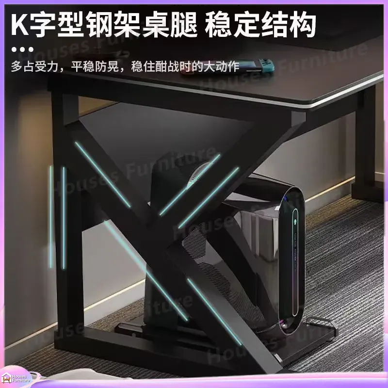 Cafe Metal Gaming Desk Black M - đánh giá và giá Desk Setup In Office