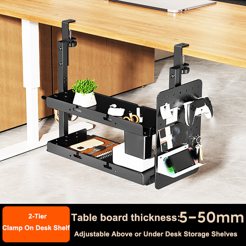 Clamp-on 14 inch Above Below D - đánh giá và giá Desk Setup Productivity