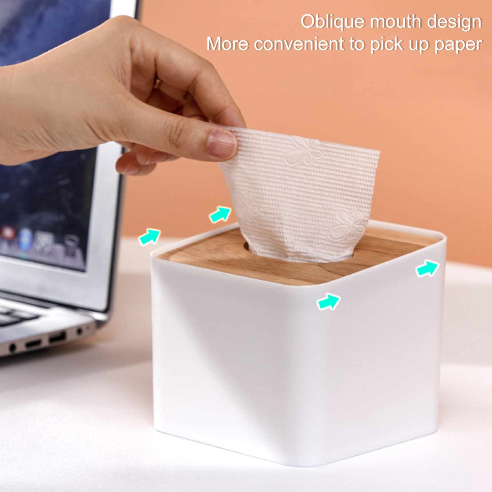 Plastic Tissue Box Wooden Lid  - đánh giá và giá Drawer Organizer Bamboo