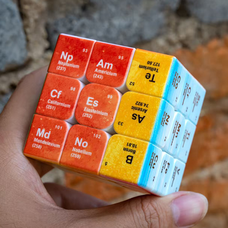 Periodic Table 3x3 Speed Cube  - đánh giá và giá Desk Setup Girl