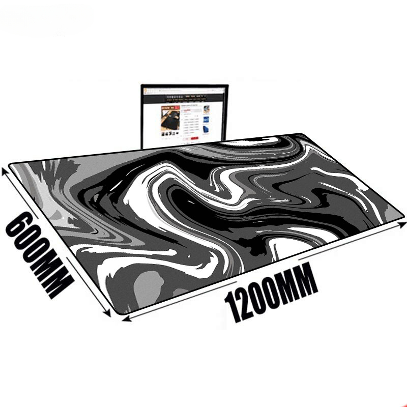 Large Mat Mouse Pad Fluid Art  - đánh giá và giá Desk Setup Gadgets
