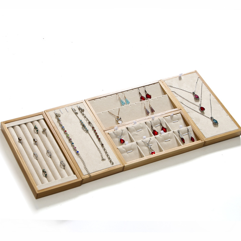 Bamboo Beige Jewelry Rings Dis - đánh giá và giá Drawer Organizer Bamboo