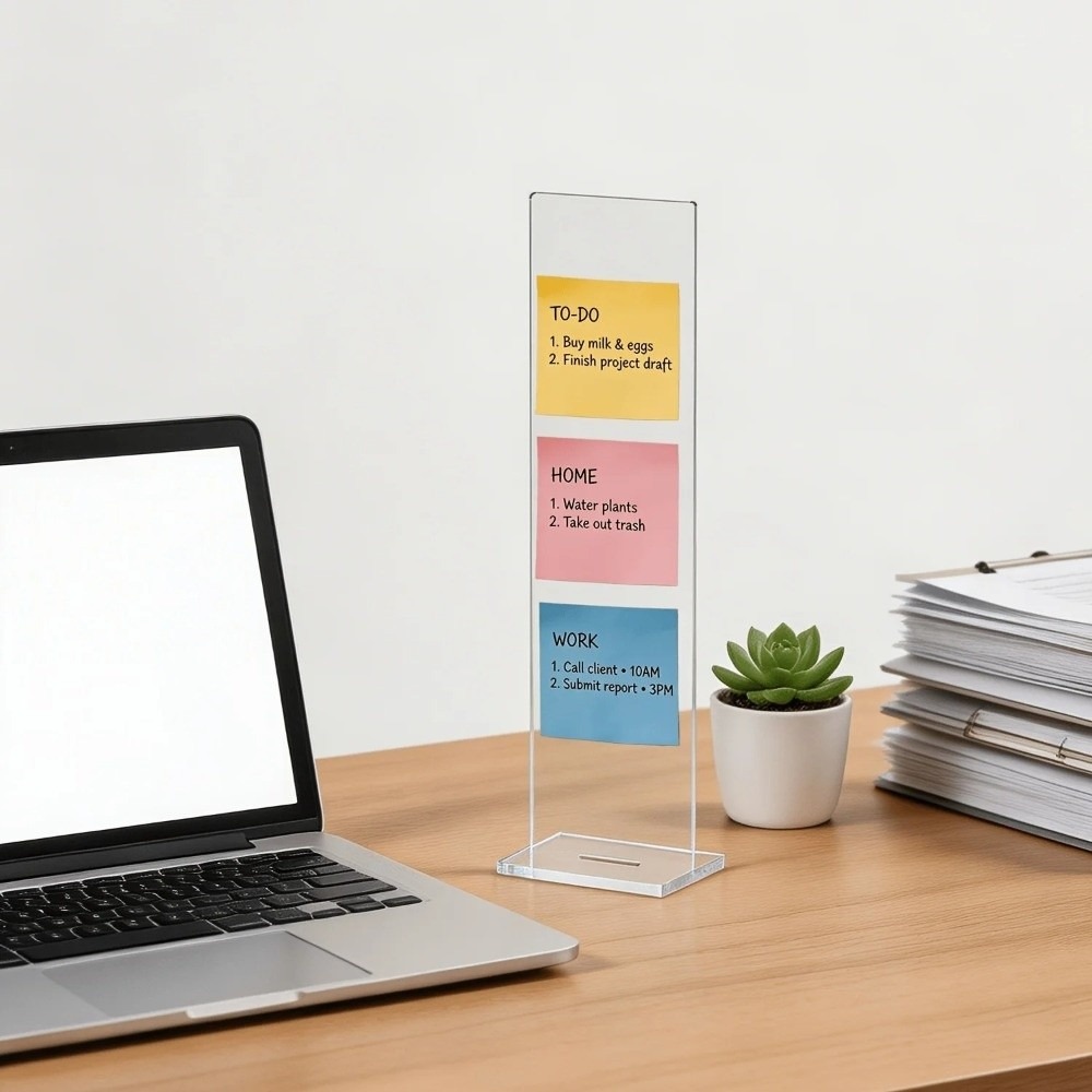 Durable Acrylic Memo Message B - đánh giá và giá Desk Setup Home Office