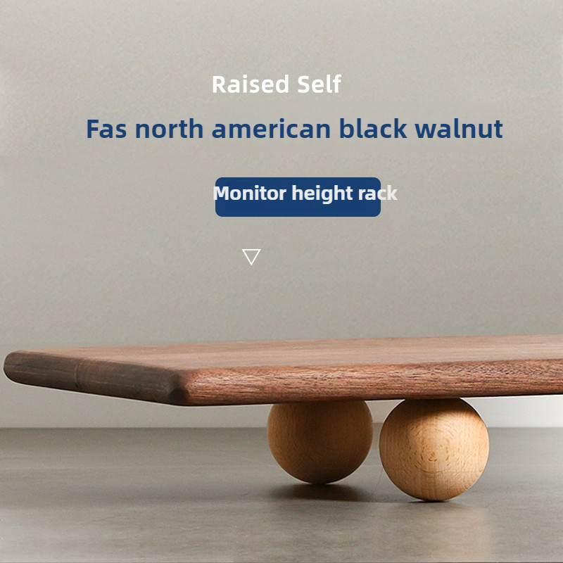 Natural Wood Desktop Riser Dua - đánh giá và giá Dual Monitor Desk Setup
