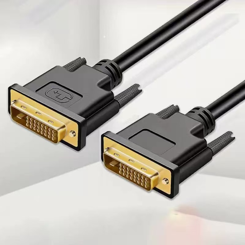 DVI-D Dual Link Cable (25Pin), - đánh giá và giá Dual Monitor Desk Setup