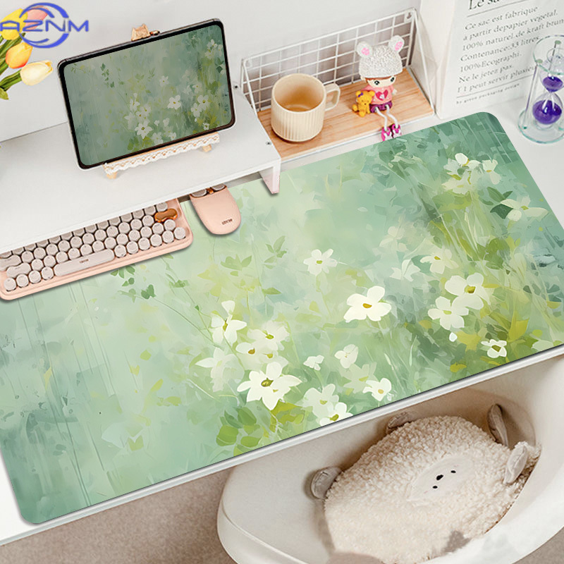 Creative watercolor mouse pad  - đánh giá và giá Desk Setup Girl