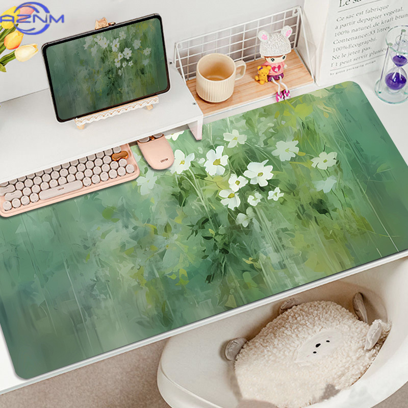 Creative watercolor mouse pad  - đánh giá và giá Desk Setup Girl