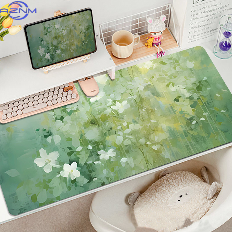 Creative watercolor mouse pad  - đánh giá và giá Desk Setup Girl