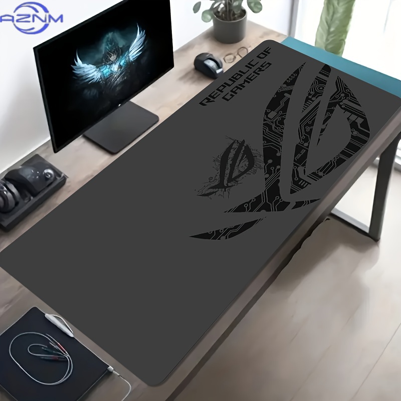1pc Large Gaming Mouse Pad ROG - đánh giá và giá Desk Setup Gadgets