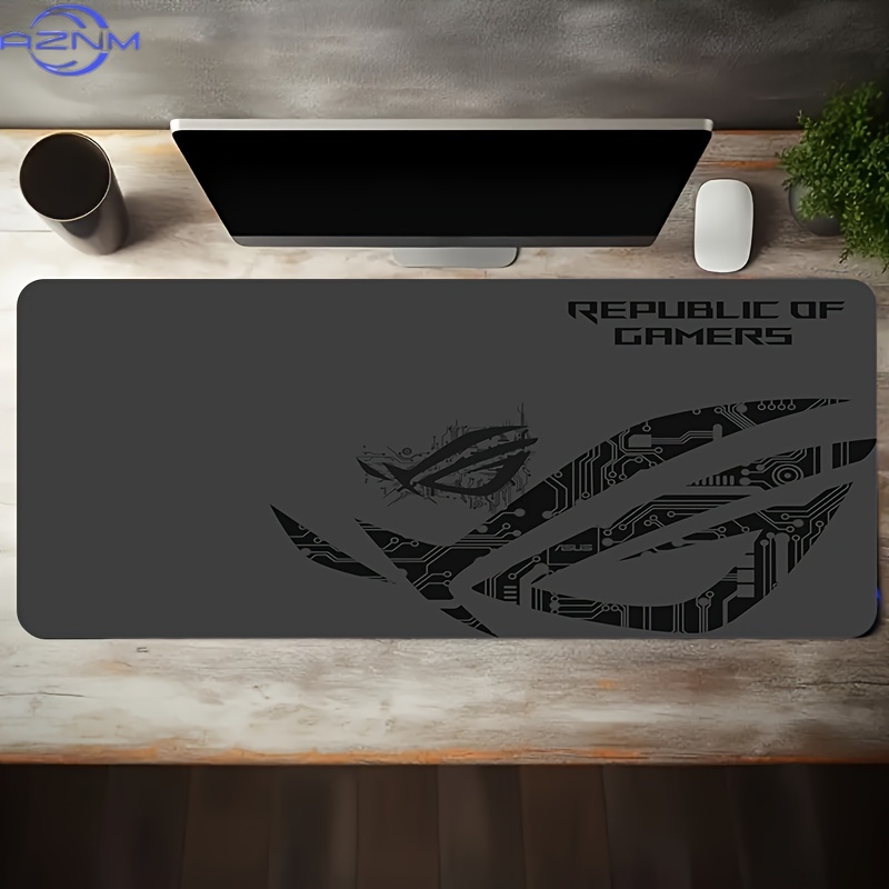 1pc Large Gaming Mouse Pad ROG - đánh giá và giá Desk Setup Gadgets