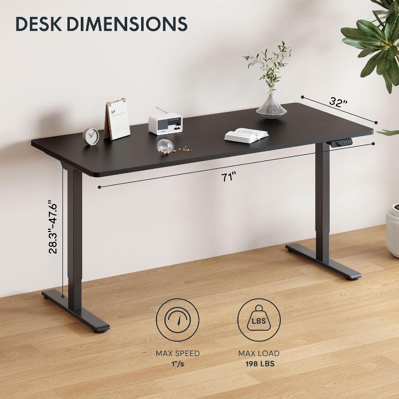 FLEXISPOT Electric Standing De - đánh giá và giá Dual Monitor Desk Setup