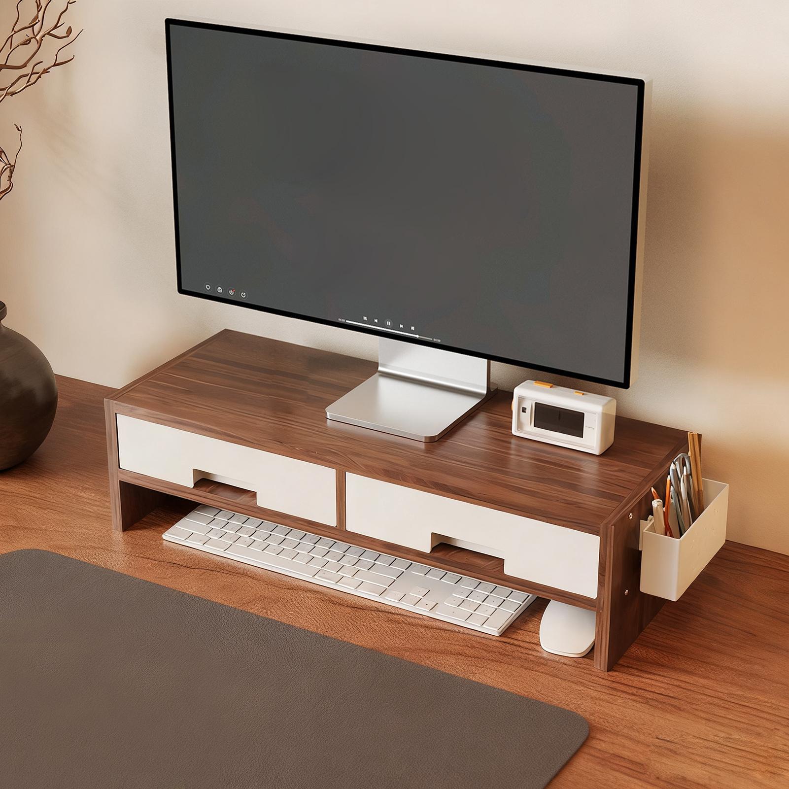 Desk Monitor Stand Riser Doubl - đánh giá và giá Desk Setup Home Office