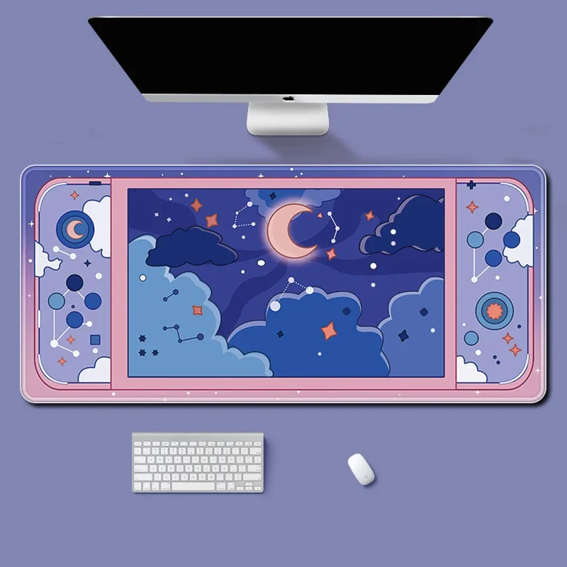 Moon and Stars Large Desk Mat  - đánh giá và giá Desk Setup Gadgets