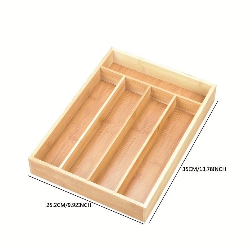 Bamboo Kitchen Drawer Organize - đánh giá và giá Drawer Organizer Bamboo