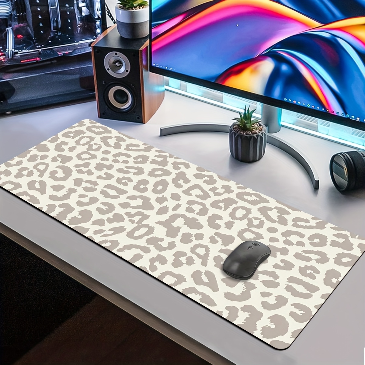 XL/XXL Computer Keyboard and M - đánh giá và giá Desk Setup Brown