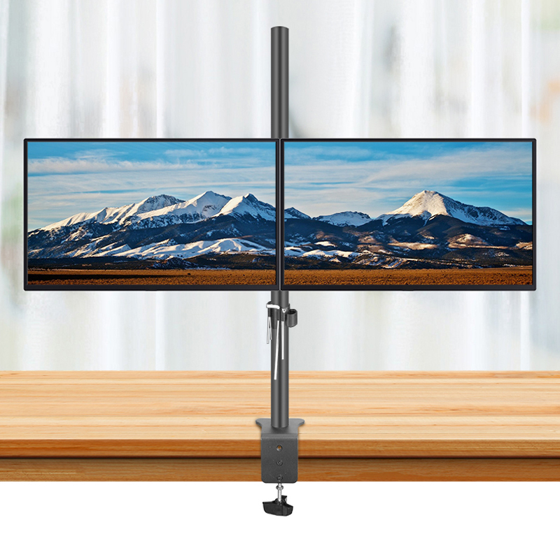 (80Cm) DL-T902-280II Full Chuy - đánh giá và giá Dual Monitor Desk Setup