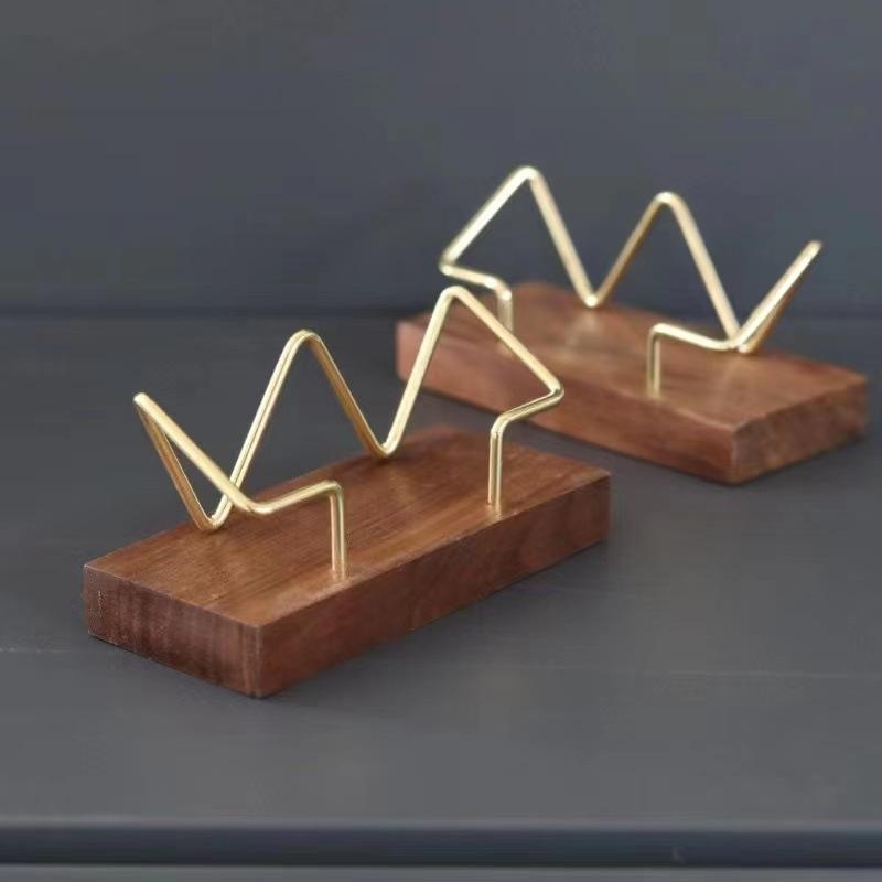 【A8】Wooden Business Card Holde - đánh giá và giá Desk Setup Home Office