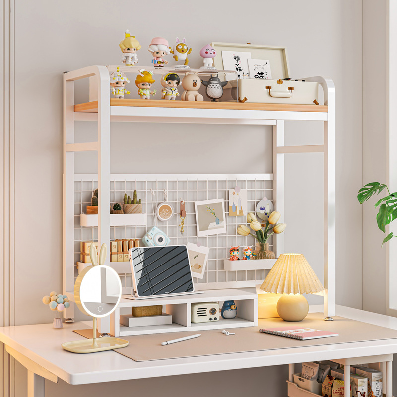 Bookshelf Bookcase With Grid D - đánh giá và giá Desk Setup Productivity