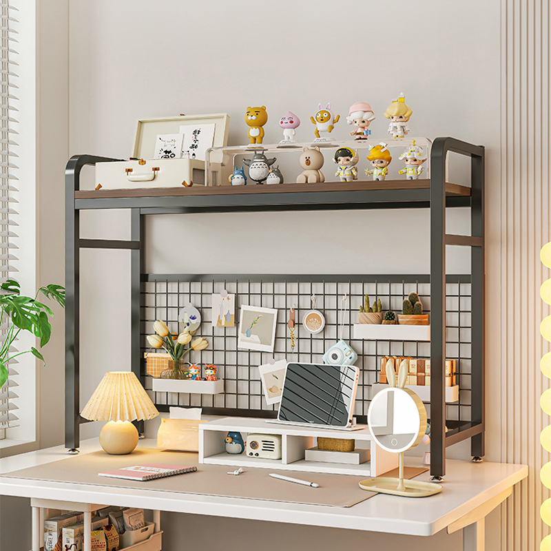 Bookshelf Bookcase With Grid D - đánh giá và giá Desk Setup Productivity