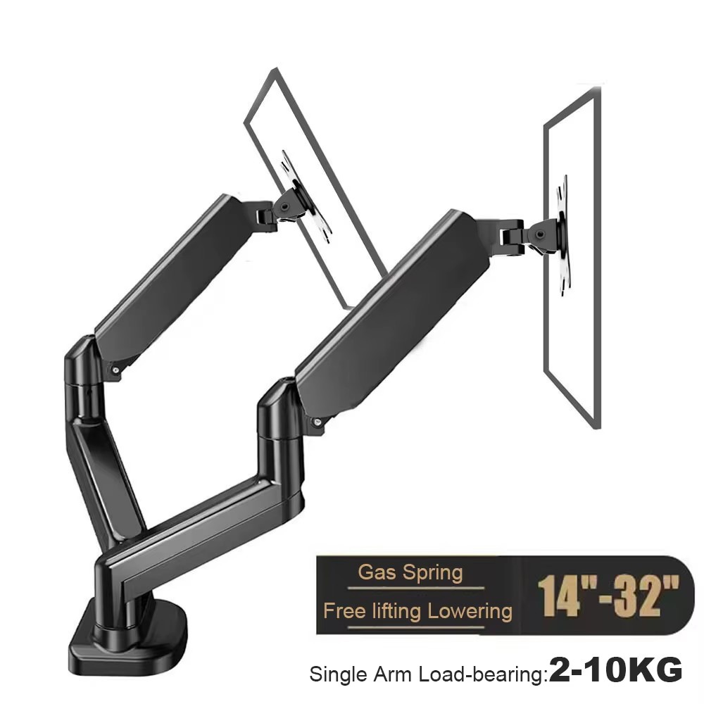 Dual Monitor Mount Stand Desk  - đánh giá và giá Dual Monitor Desk Setup