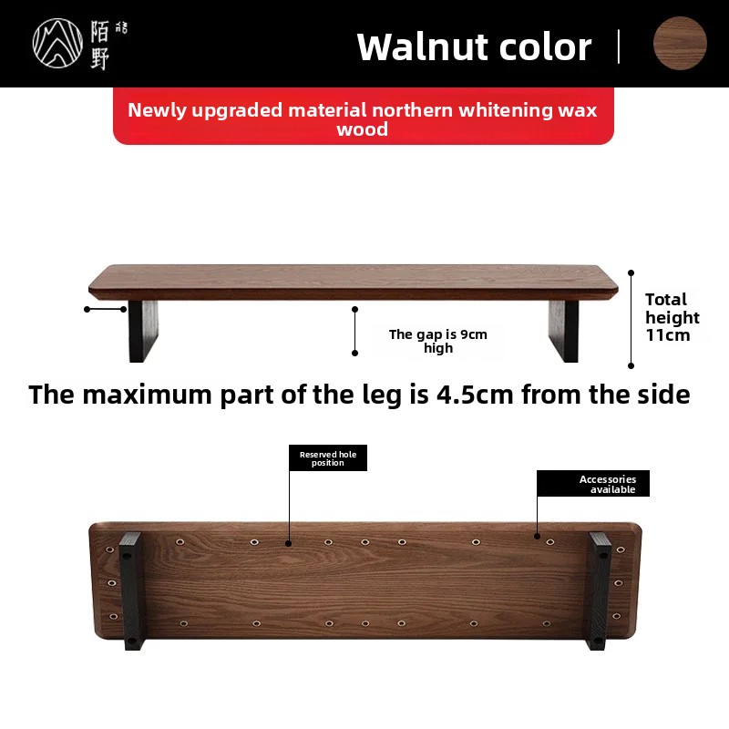 Solid Wood Monitor Riser Stand - đánh giá và giá Desk Setup In Office