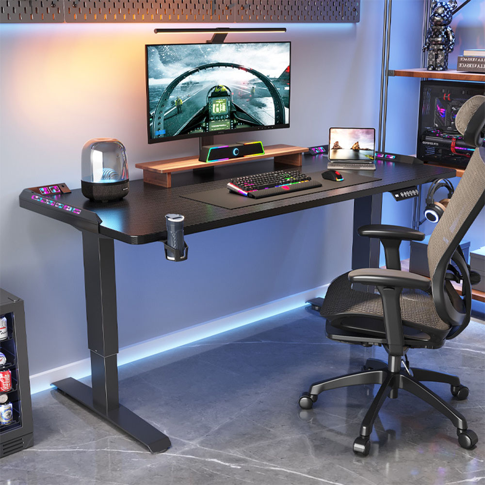 Height Adjustable Desk Motion  - đánh giá và giá Desk Setup Home Office