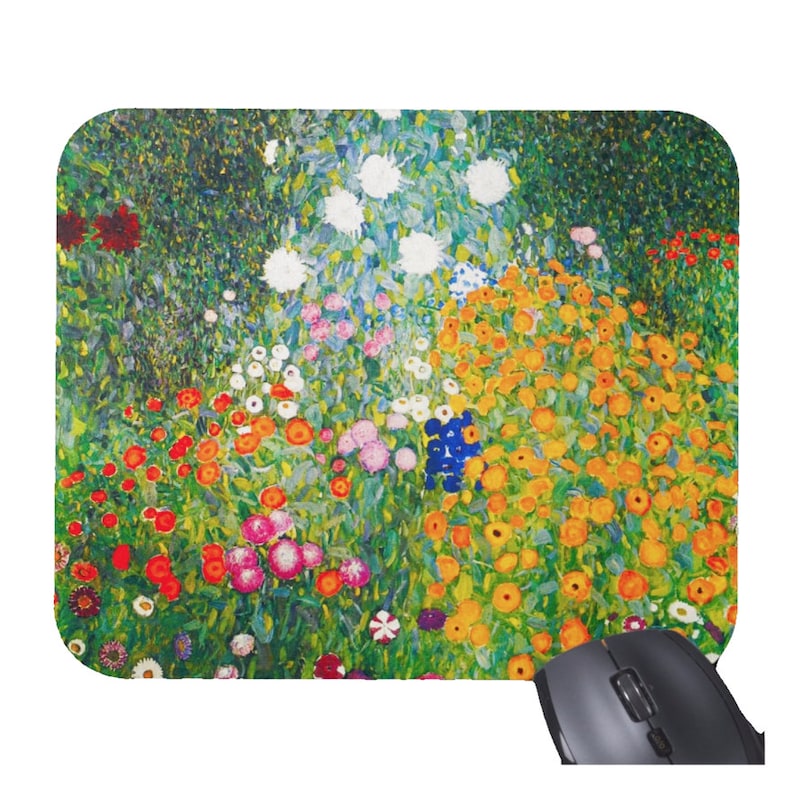 Gustav Klimt Flowers Floral Mo - đánh giá và giá Desk Setup Gadgets