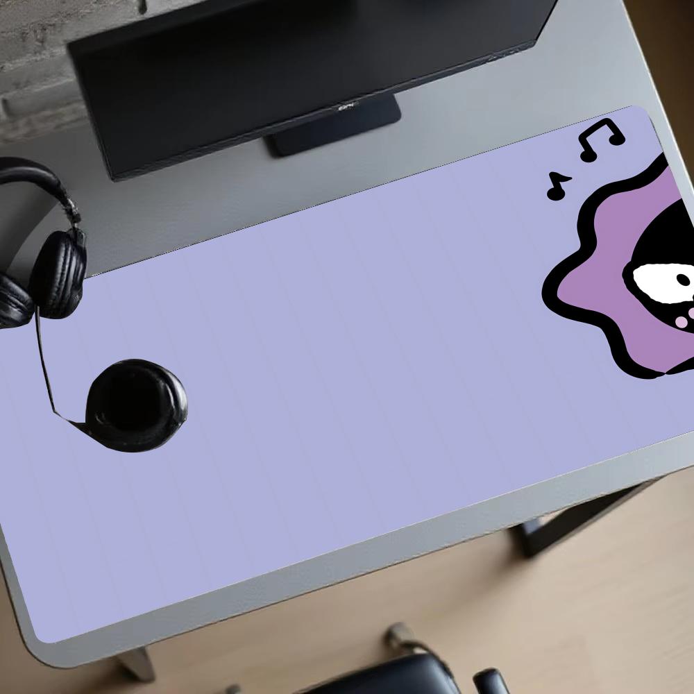 Playmat Cute Purple Expression - đánh giá và giá Desk Setup Gadgets