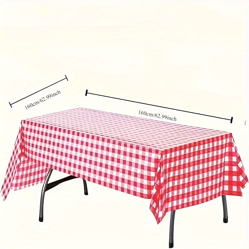 10pc PE Plaid Table Cover Rect - đánh giá và giá Desk Setup Wallpaper