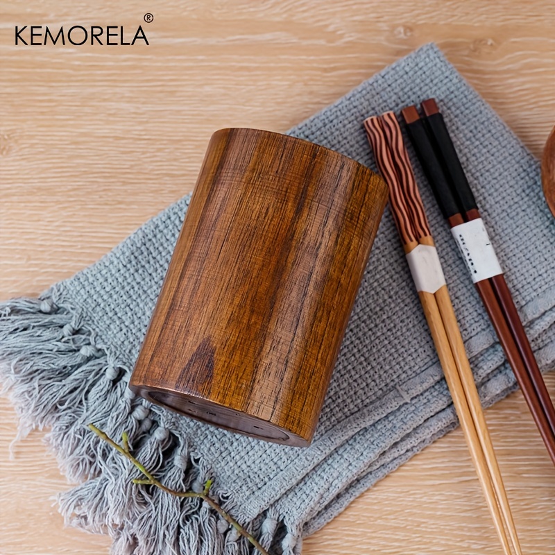 1PCS Wooden Chopsticks Holder  - đánh giá và giá Drawer Organizer Bamboo
