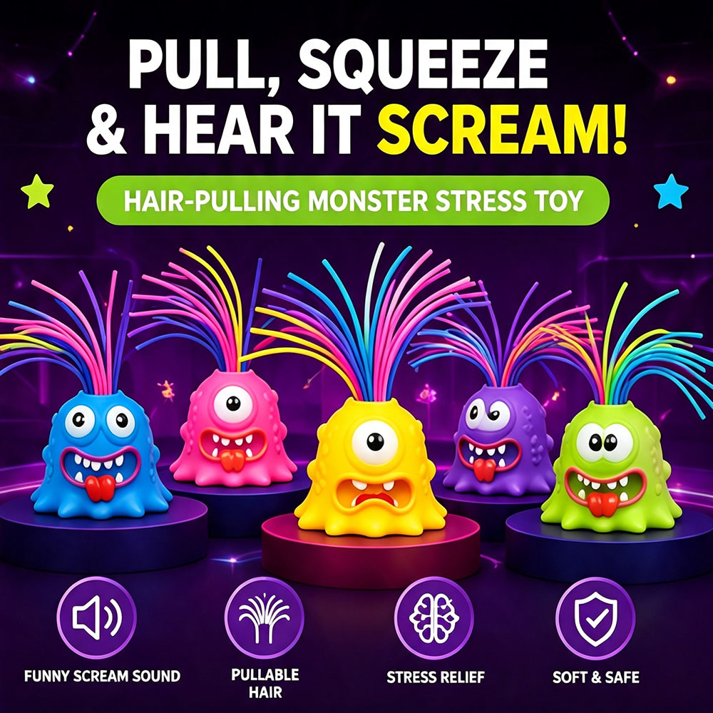 Viral Screaming Monster Hair P - đánh giá và giá Desk Setup Gadgets