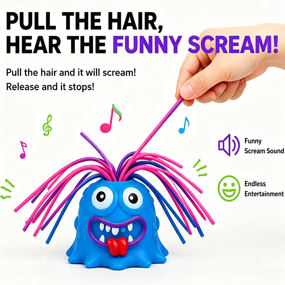 Viral Screaming Monster Hair P - đánh giá và giá Desk Setup Gadgets
