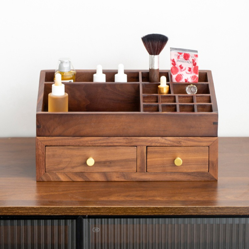 Solid Wood Double Layer Organi - đánh giá và giá Drawer Organizer Bamboo