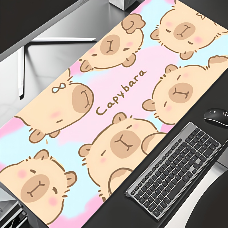 Stylish Cute Cartoon Capybara  - đánh giá và giá Desk Setup In Office