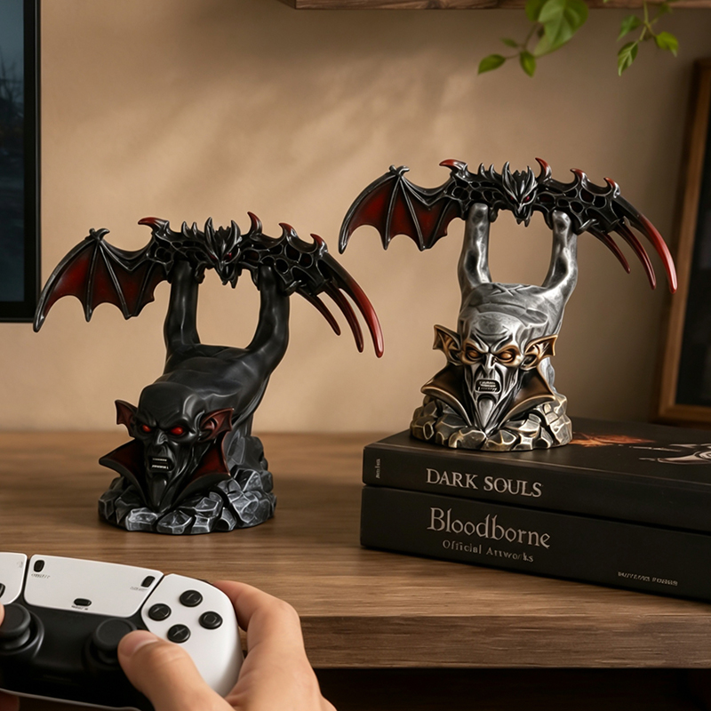 Spooky Vampire Bat Wing Resin  - đánh giá và giá Desk Setup Xbox