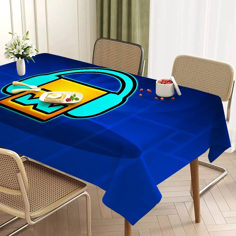 Geometry Dash Video Game Table - đánh giá và giá Desk Setup Wallpaper