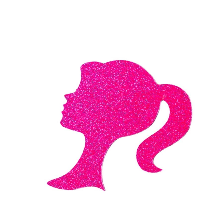 Hot Pink Confetti Glitter Girl - đánh giá và giá Desk Setup Girl