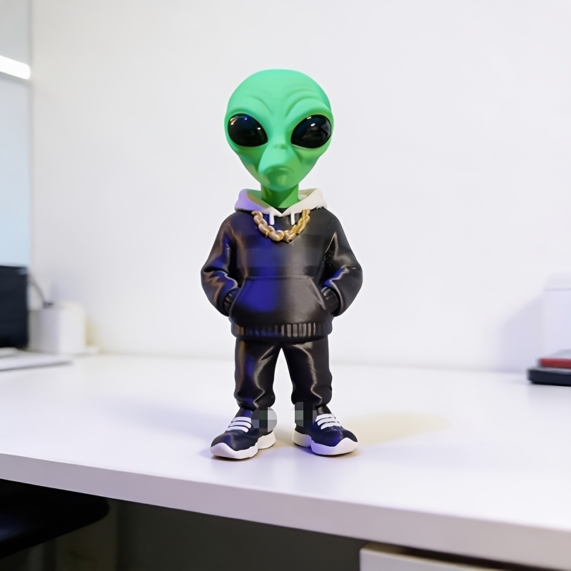 1 Piece Green Alien Figure wit - đánh giá và giá Desk Setup Home Office