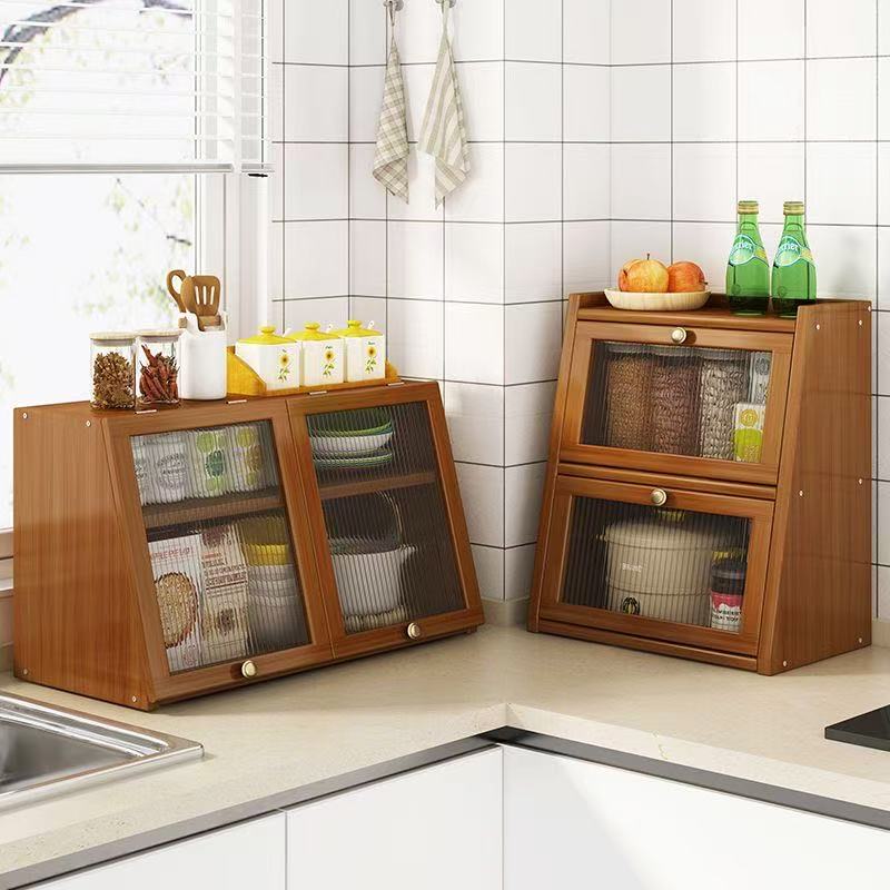 Bamboo Kitchen Storage Cabinet - đánh giá và giá Drawer Organizer Bamboo